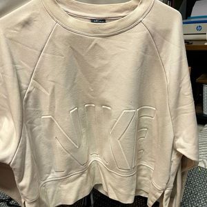 Nike women’s cropped sweatshirt, like new
